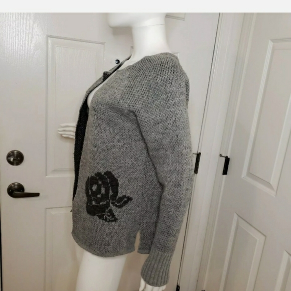 COCOGIO wool blend cardigan size Medium - Picture 2 of 7